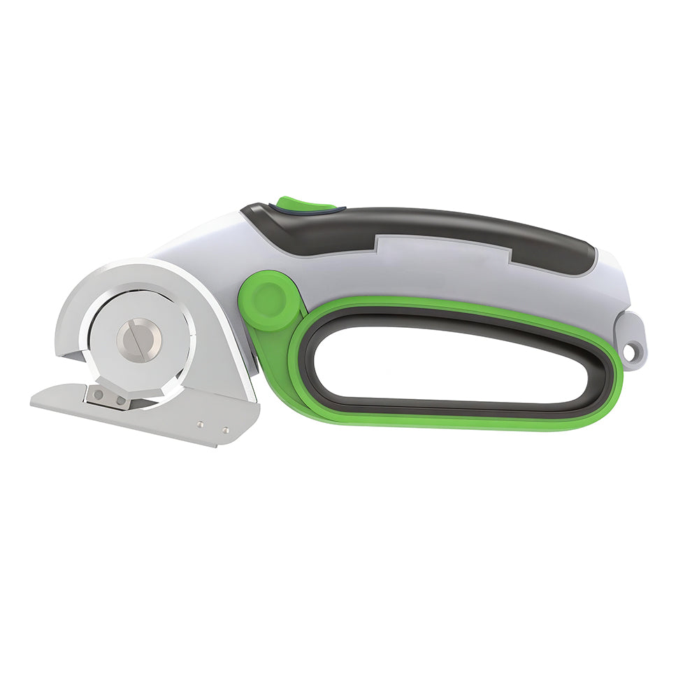 4V Cordless Electric Scissors, Cardboard Cutter with 2 Blades & USB Charging