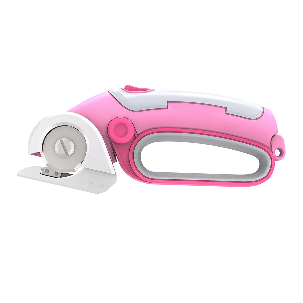 4V Cordless Electric Scissors, Cardboard Cutter with 2 Blades & USB Charging