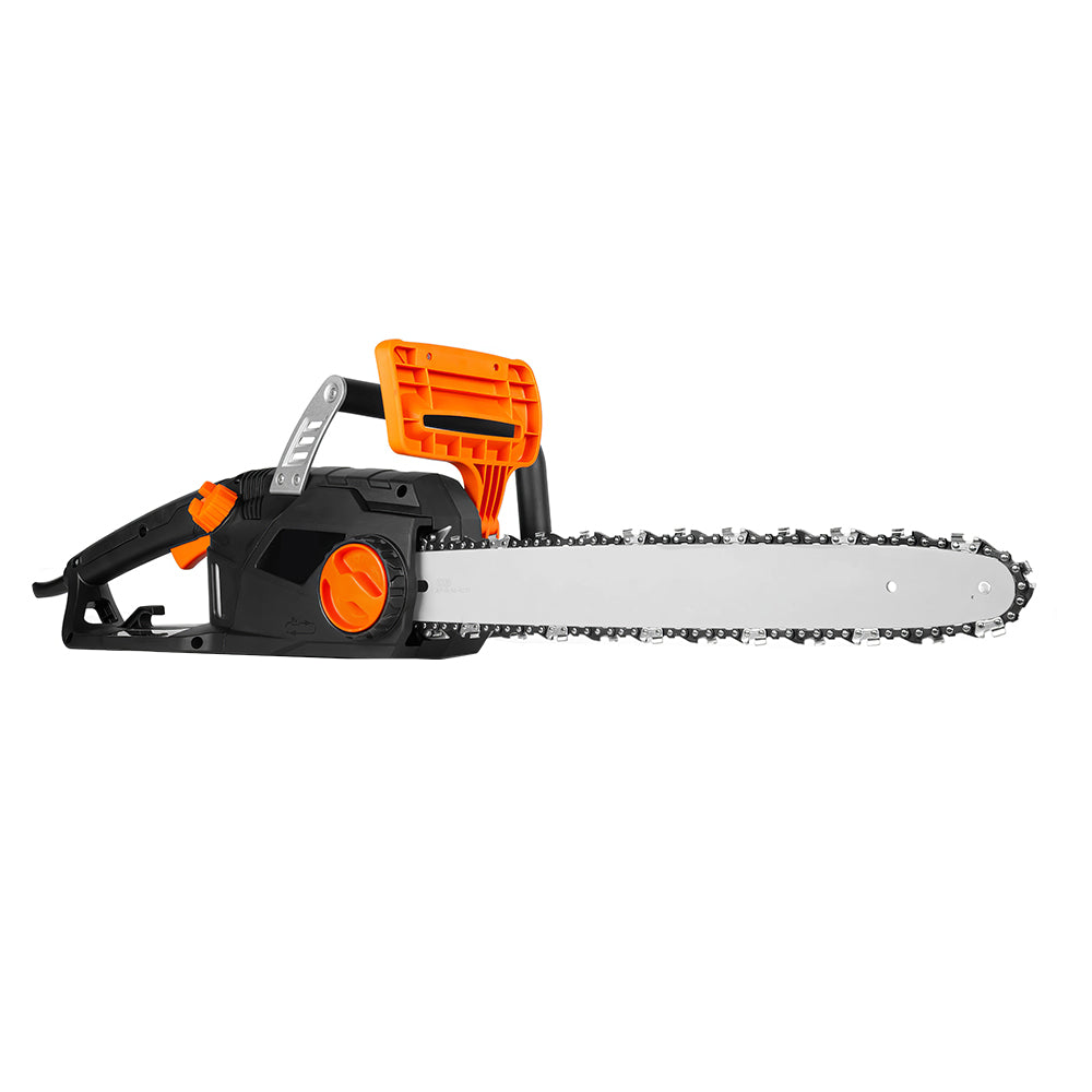 Electric Chainsaw 18-Inch, 15-Amp Motor, Auto-Oiling, Tool-Free Tensioning