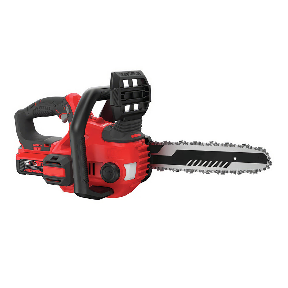 V20 Cordless Chainsaw 12-Inch, 4.0Ah Battery & Charger, Auto-Oiling