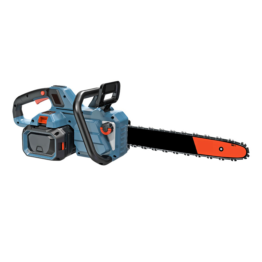 60V Cordless Chainsaw 16-Inch, Brushless Motor, 4Ah Battery & Charger