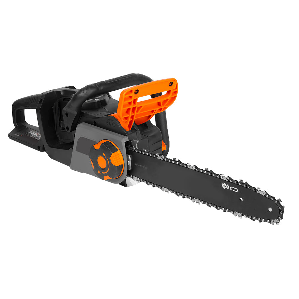 Cordless Electric Chainsaw 16-Inch, 40V Brushless Motor, 4Ah Battery