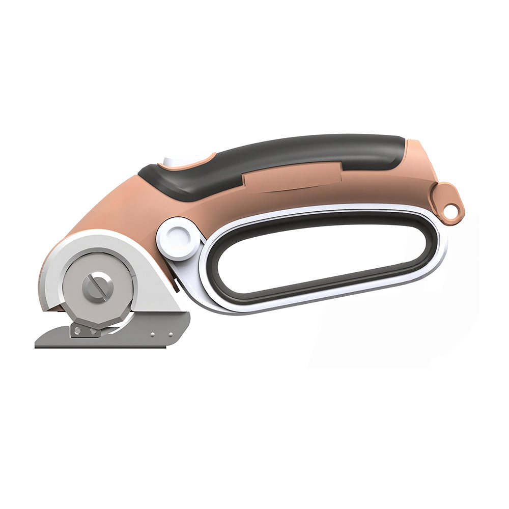 4V Cordless Electric Scissors, Cardboard Cutter with 2 Blades & USB Charging