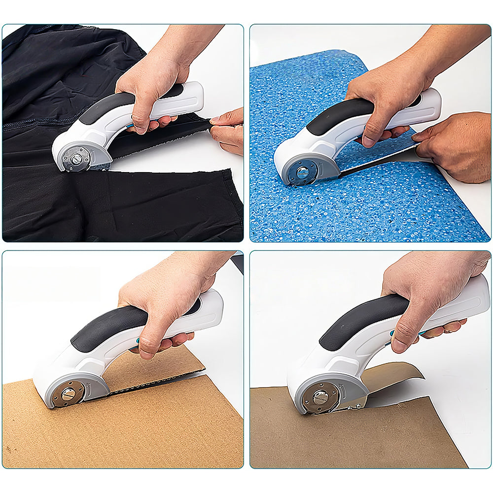 3.6V Cordless Electric Scissors for Leather, Fabric, Cardboard & PVC