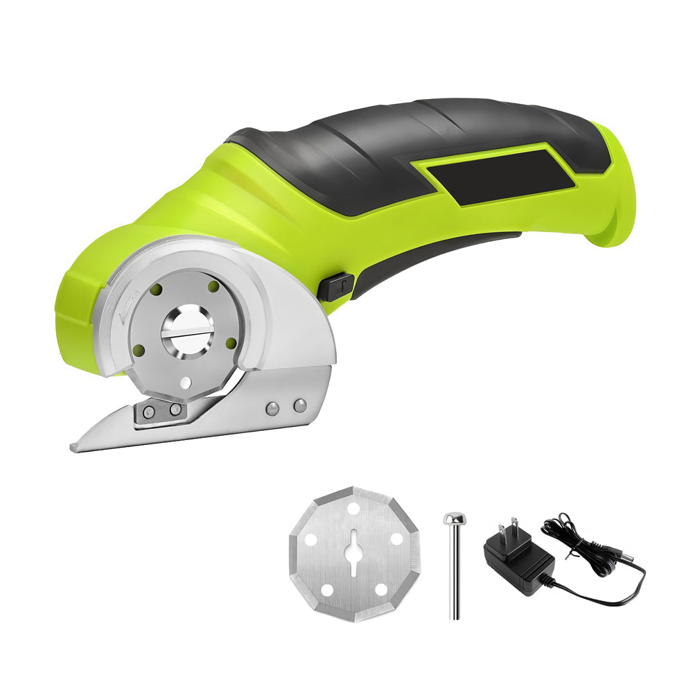 Cordless Electric Scissors 4V Mini Cutter for Cardboard, Leather & Plastic