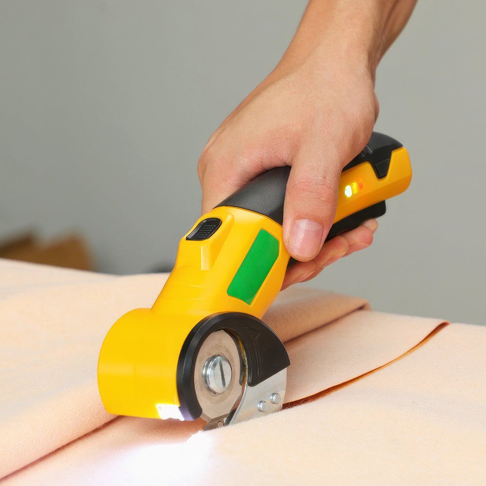 Cordless Electric Scissors 4V, High-Speed Cardboard & Fabric Cutter