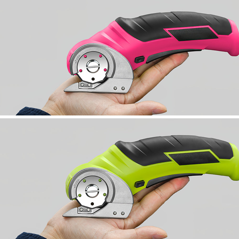 Cordless Electric Scissors 4V Mini Cutter for Cardboard, Leather & Plastic