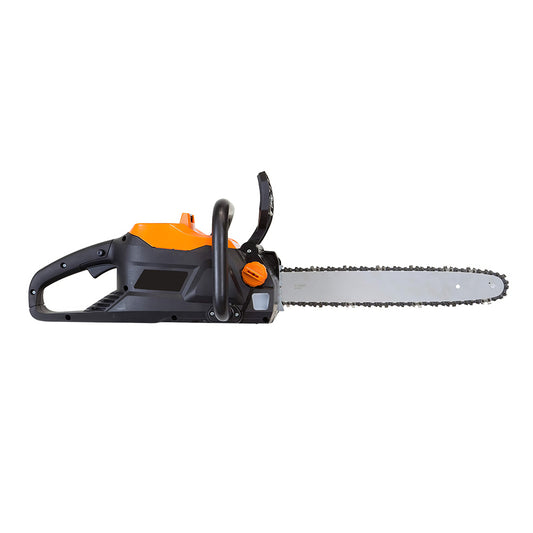 Cordless Electric Chainsaw 16-Inch, 40V Brushless Motor, 4Ah Battery